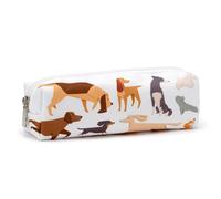 Puckator Barks Dog - Estuche de Lona para lápices, Material Escolar, Estuche de Gran Capacidad, Bolsa con Cremallera, artículos Esenciales de Oficina, Estuche para lápices, Estuche para lápices,