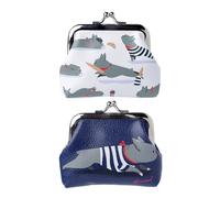 Puckator Bertrand The French Bulldog Tic Tac - Monedero delgado para mujer y mujer, monedero para hombre, tarjetero con cremallera, pequeño dinero en efectivo, White, Bolsa para monedas