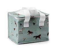 Puckator Bolsa de almuerzo con diseño de caballos de granja de sauces, hecha de botellas de plástico recicladas, bolsa de almuerzo aislada para mujeres, hombres, niños, bolsa de almuerzo para el