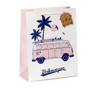 Puckator Bolsa de regalo para Volkswagen Camper Bus VW T1 Explore More - Grande - Bolsa de regalo de cumpleaños para regalos - Bolsa de regalo para mujeres - Regalos de cumpleaños para niños - Bolsas
