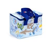 Puckator - Bolsa porta comida nevera térmica de RPET - Animales - Mariniverse, para almuerzo, escuela, oficina, viaje