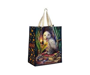 Puckator Bolsa Shopper - Búho - Guardian of Spells Owl - Lisa Parker, Negro, Contemporáneo