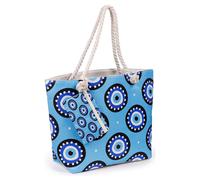Puckator bolso de playa - ojo griego redondo y mini bolso con cremalle