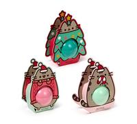 Puckator Bomba de baño de Navidad Pusheen The Cat en una caja de regalo con forma, regalos de cumpleaños para mamá o ella, regalos para niñas, regalos espirituales de cuidado personal para mujeres,