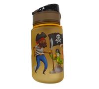 Puckator - Botella Irrompible para Niños 350 ml - Piratas - Jolly Rogers