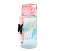 Puckator Botella Irrompible para niños con apertura a presión, 350 ml - Unicornio Mágico