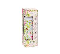 Puckator Botella térmica reutilizable de acero 530 ml - Rosa floral - Julie Dodsworth