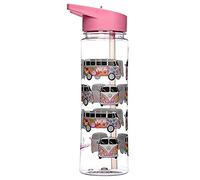 Puckator Bouteille d`Eau en Plastique Renforcé SK Ecozen (Gourde) 550ml Volkswagen-Van Bus Combi VW T1 Summer Love Botella, Adultos Unisex, Multicolor (Multicolor), Talla Única