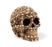 Puckator Cabeza SK144 Decoración, Calaveras Múltiples, Resina, Multicolor, Height 12cm Width 10.5cm Depth 15cm