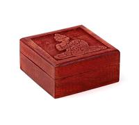 Puckator - Caja de madera de mango con Buda tailandés tallado