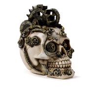 Puckator Calavera Decorativa Steampunk con Engranajes