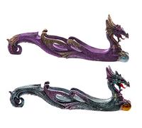 Puckator - Cenicero con diseño de dragón Celta Oscura (10,5 cm de Alto, 30,5 cm de Ancho, 5 cm de Profundidad)