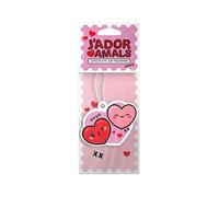 Puckator Chocolate J'Adoramals - Ambientador de doble corazón, ambientador de fragancia para habitación para el baño del hogar, difusores de aroma pequeño, neutralizador de olores, removedor de humo