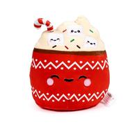 Puckator Cojín de peluche muy suave - Aspen el chocolate caliente Kawaii - Foodiemals Squidglys