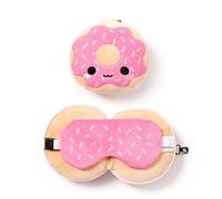 Puckator Cojín de Viaje con máscara Relaxeazzz - Donut