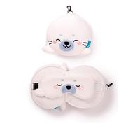 Puckator Cojín de Viaje con máscara Relaxeazzz - Kai la Foca - Animales Dulces