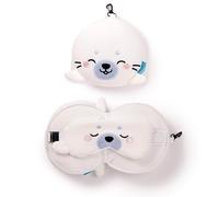 Puckator Cojín de Viaje con máscara Relaxeazzz - Kai la Foca - Animales Dulces