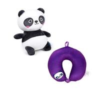 Puckator Cojín de Viaje con Peluche 2 en 1 - Susu el Panda - Swapseazzz
