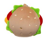 Cojín de viaje de felpa 2 en 1 - hamburguesa Puckator Relaxeazzz Fast Food 17x28x6 cm