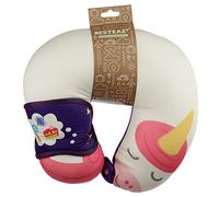 Puckator Coussin de Voyage Relaxeazzz Peluché Avec Masque pour Les Yeux - Licorne Marca