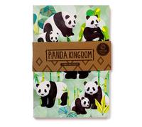Puckator Cuaderno A5 a rayas de papel reciclado - Panda - Animal Kingdom