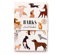 Puckator Cuaderno A5 a rayas de papel reciclado - Perros - Barks Dog