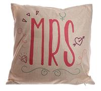 Puckator CUSH94 Funda de cojín, diseño de MER, Color Gris Claro/Rosa/Azul, 43 x 43 cm.