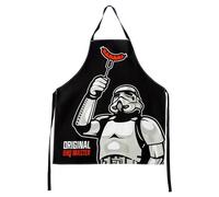 Puckator Delantal de algodón The Original Stormtrooper Hot Dog BBQ Master Chef Delantales para cocinar hombres secundaria Hornear Bakers Kits de regalos para adultos Unifrom Ropa Juego de regalo de
