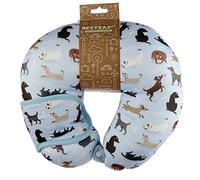 Puckator Ensemble Relaxeazzz Coussin & Masque de Voyage Catch Patch - Chien Marca