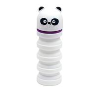Puckator Estuche portalápices telescópico Pop Up de Silicona - Panda - Animales Dulces, Multicolor, Estuche Extensible de Silicona para lápices