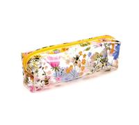 Puckator Estuche portalápices Transparente - Abejas - Nectar Meadows, Multicolor, Estuche Transparente de PVC con Apertura de Cremallera