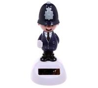 Puckator Muñeco Solar-Policia Ingles, Multicolor, 10.5x5x5.5 cm