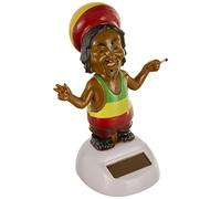 Puckator FF68 - Muñeco Solar, Rasta, Multicolor