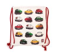 Puckator Fiat 500 Repeat - Bolsa de lona para niños, multicolor, multicolor, L, Negocios