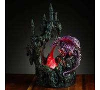 Puckator Figurine LED Dark Legends - Dragon Cracheur de Feu Sur Falaise Marca