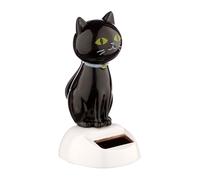 Puckator Figurine Solaire - Chat Noir Porte Chance Marca