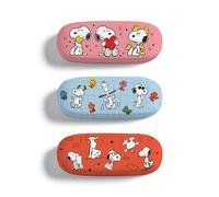 Puckator Funda para gafas Peanuts Snoopy & Woodstock - Funda suave para gafas de sol para mujer - Estuche duro para gafas de sol para hombre - Estuche para gafas de sol - EDC