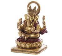 Puckator GAN06 - Estatua de Ganesha (14 cm), Color Rojo