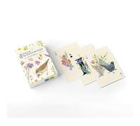 Puckator Jan Pashley Wings & Wildflowers - Baraja de cartas estándar - Paquete de cartas del Reino Unido - Juegos de mesa de viaje para adultos Poker Bridge Canasta Kids Card Game 3-5 4 años