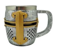 Puckator Jarra Decorativa - Caballero Medieval - Oro y Plata