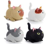 Puckator- Jouet Etirable-Chat Juguetes antiestrés, Multicolor (TY805)
