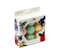 Puckator Juego de 9 mini bombas de baño Butterfly Meadows con aceite de almendras