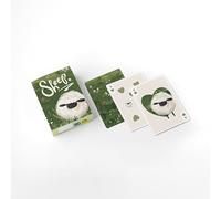 Puckator - Juego de cartas estándar con forma de oveja - Juego de cartas UK - Juegos de mesa de viaje para adultos Poker Bridge Canasta para niños de 3 a 5 años y 4 años
