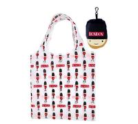 Puckator London Guardsman - Bolsa Plegable (poliéster, 13 x 9 x 1 cm, 55 x 38 x 0,1 cm)