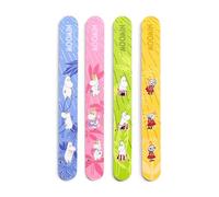 Puckator Moomin & Tammi Lima de uñas, limas fuertes para uñas acrílicas naturales y de gel, kit de cuidado para mujer, productos de belleza, lima de uñas de manicura