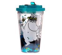 Puckator Taza Moomin con pajita de doble pared