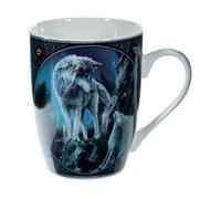 Puckator Taza de desayuno de porcelana Lisa Parker Chien Loup Chef de Meute Multicolor único 12