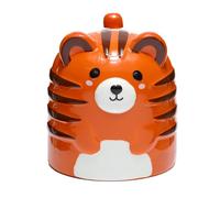 Puckator Mug Retournable Tête en Bas Adoramals-Tigre Tazas de Desayuno, Cerámica, Multicolor, único, 500