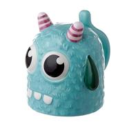 Puckator Mug Retournable Tête en Bas Monstarz-Monstre Bleu Tazas de Desayuno, Multicolor, único