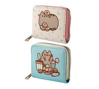 PUCKATOR Porte-monnaie À Fermeture Eclair Pusheen Foodie-Chat (Petit) Monedero, Unisex-Adulto, Multicolor (Multicolor), Talla Única